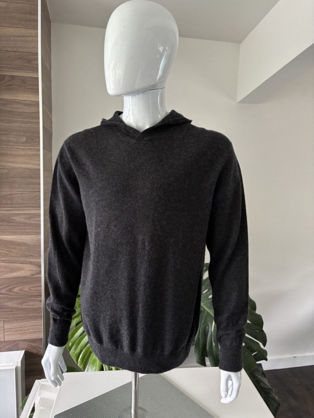 Proper Cloth The Scottish 100% Cashmere Hoodie Men's Authentic Sz XL